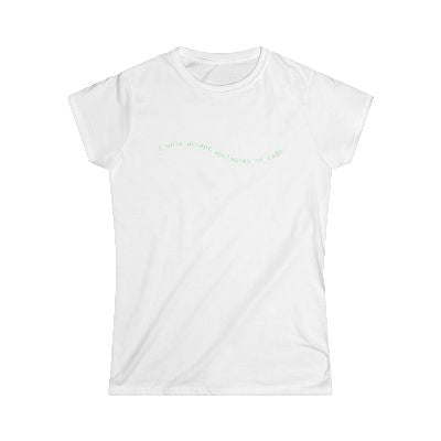 I ONLY ACCEPT APOLOGIES IN CASH TEE